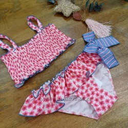 La Martinica bikini flores pantera rosa