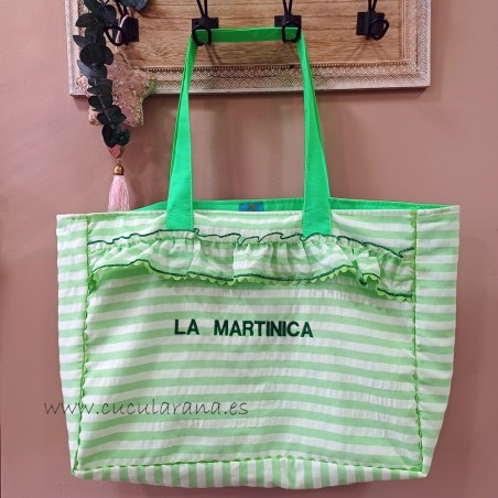 La Martinica bolsa de playa apple