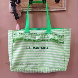 La Martinica bolsa de playa apple