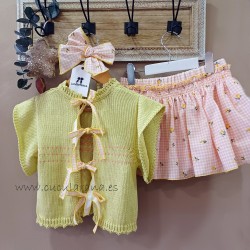 la martinica conjunto niña limonero