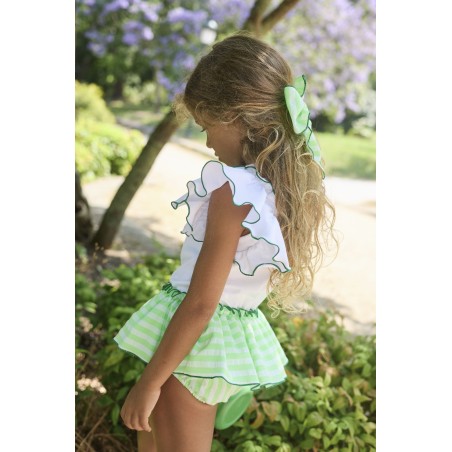 La Martinica camiseta con ranita niña apple