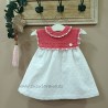 vestido bebe rojo batista