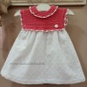 vestido bebe rojo batista