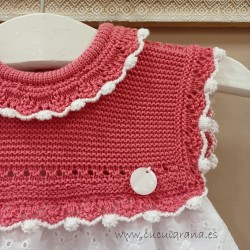 vestido bebe rojo batista