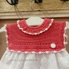 vestido bebe rojo batista