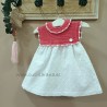 vestido bebe rojo batista