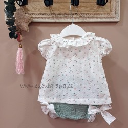 Conjunto bebe verde menta