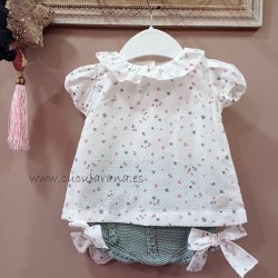 Conjunto bebe verde menta