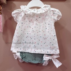Conjunto bebe verde menta