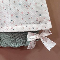 Conjunto bebe verde menta