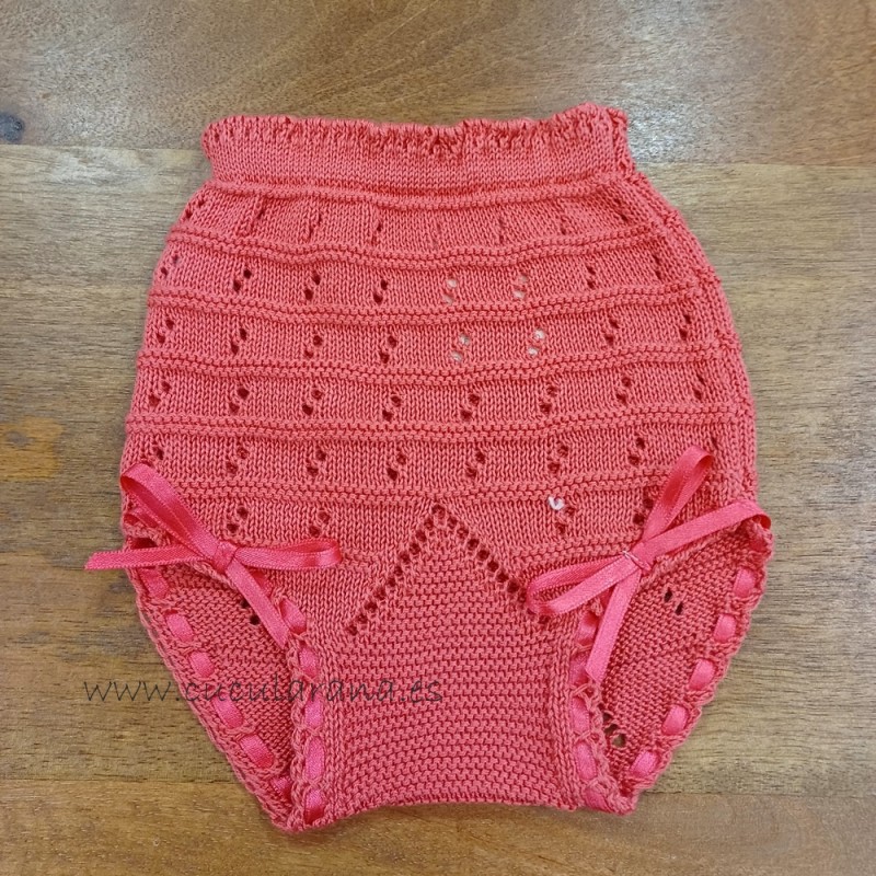 Braguita de niña perle color magenta