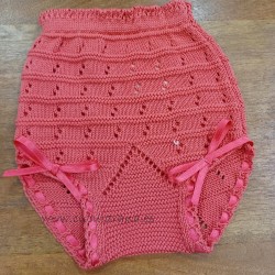 Braguita de niña perle color magenta