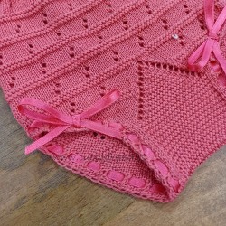 Braguita de niña perle color magenta