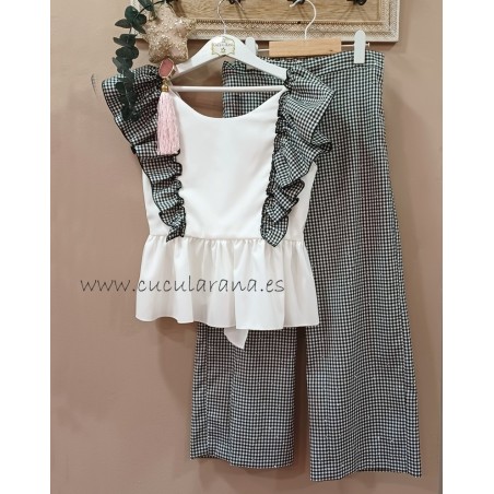 My bella Moon conjunto vichy BEIGE