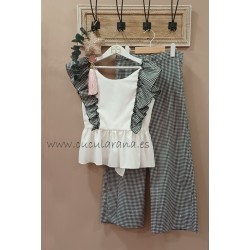 My bella Moon conjunto vichy BEIGE