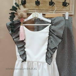 My bella Moon conjunto vichy BEIGE