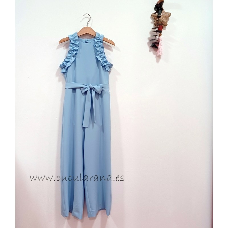 My bella Moon mono crepe celeste