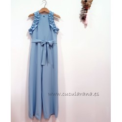 My bella Moon mono crepe celeste