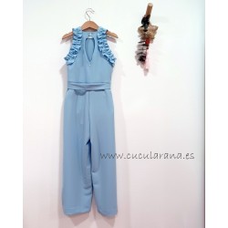 My bella Moon mono crepe celeste