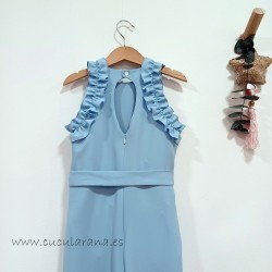 My bella Moon mono crepe celeste