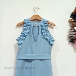 My bella Moon mono crepe celeste