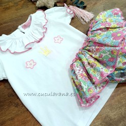 Eva castro conjunto camiseta y ranita