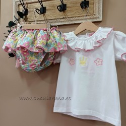 Eva castro conjunto camiseta y ranita