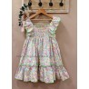 Eva castro vestido flores fucsia verde