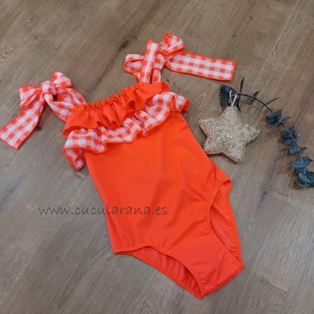 la martinica bañador niña tirantes saint tropez