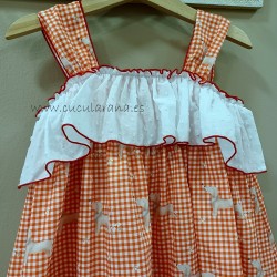 caftan de playa niña scooby de la martinica