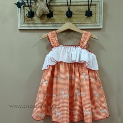 caftan de playa niña scooby de la martinica