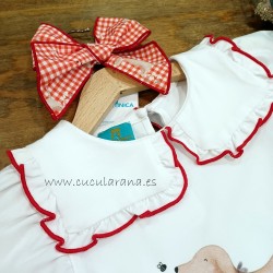 Conjunto camiseta+ranita scooby de la martinica