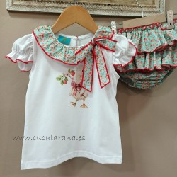 Conjunto ranita frambuesa de la martinica