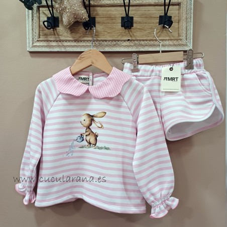 Conjunto Sudadera y short rabbits