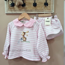 Conjunto Sudadera y short rabbits