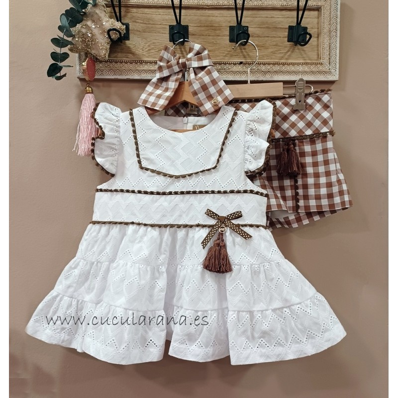 conjunto tilo blusón y short de noma fernandez