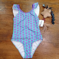 bañador niña malva rosa...