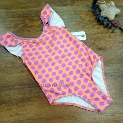 bañador niña malva rosa naranja