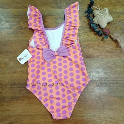 bañador niña malva rosa naranja