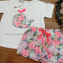 Conjunto niño camisetay boxer zahora de maricruz