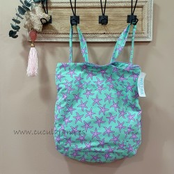 Toalla mochilña estrella de mar de tulum