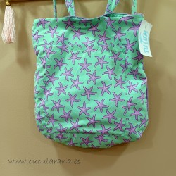 Toalla mochilña estrella de mar de tulum