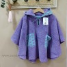 Poncho malva rosa de maricruz
