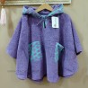 Poncho malva rosa de maricruz