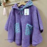Poncho malva rosa de maricruz