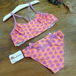 Bikini de niña malva rosa...