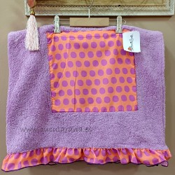 Toalla malvarosa naranja de maricruz