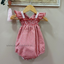 Pelele de cuadro vichy rocio