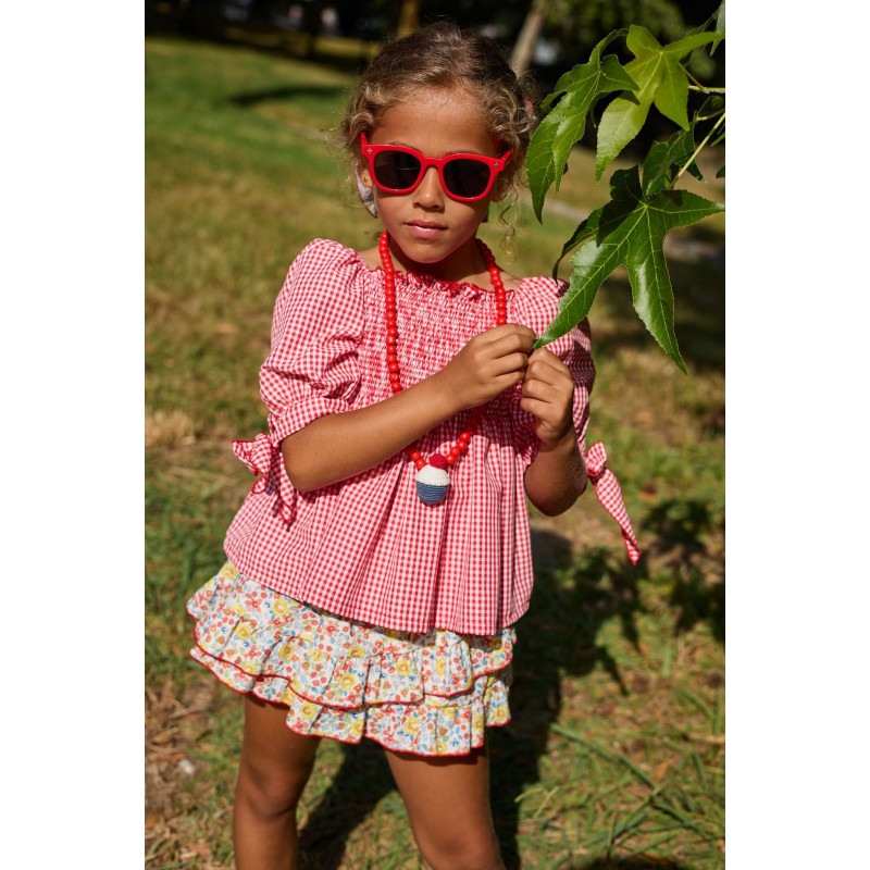 Conjunto blusa y falda rocio de la martinica