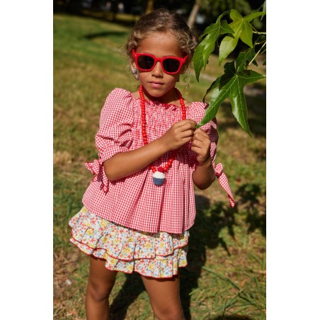 Conjunto blusa y falda rocio de la martinica
